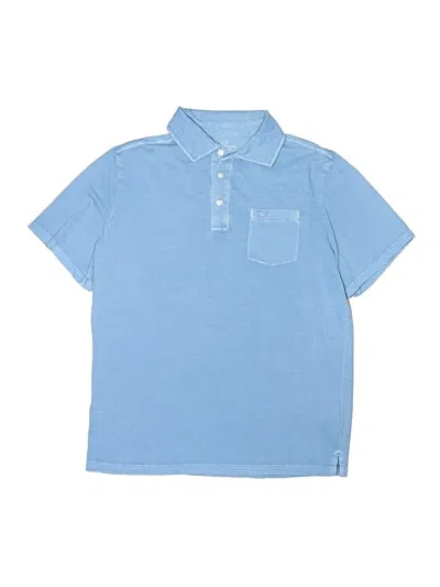 Pre-owned Vineyard Vines Kids' Short Sleeve Polo Shirt In Blue