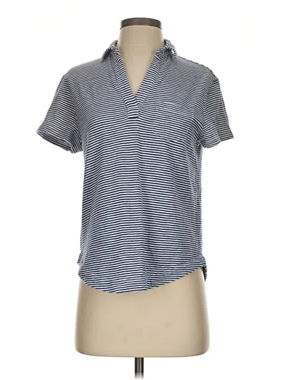 Pre-owned Vineyard Vines Short Sleeve Polo Shirt In Blue