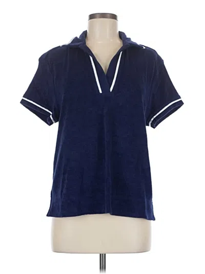 Pre-owned Vineyard Vines Short Sleeve Polo Shirt In Blue