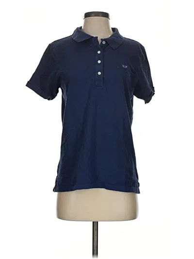 Pre-owned Vineyard Vines Short Sleeve Polo Shirt In Blue