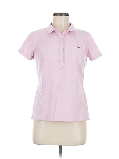 Pre-owned Vineyard Vines Short Sleeve Polo Shirt In Pink
