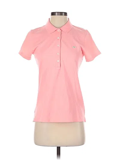 Pre-owned Vineyard Vines Short Sleeve Polo Shirt In Pink