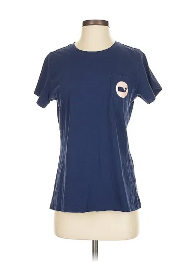 Pre-owned Vineyard Vines Short Sleeve T-shirt In Blue