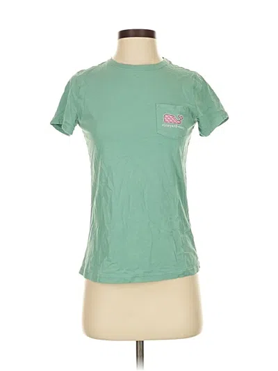 Pre-owned Vineyard Vines Short Sleeve T-shirt In Green