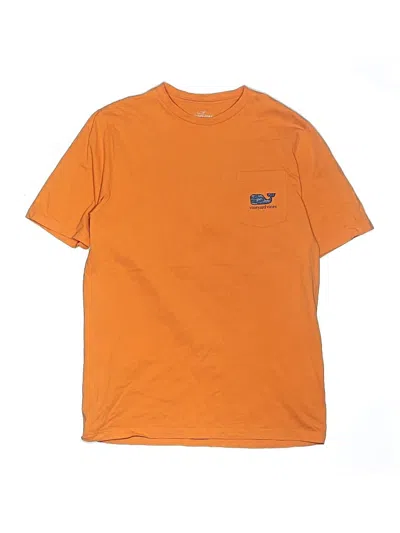 Pre-owned Vineyard Vines Kids' Short Sleeve T-shirt In Orange