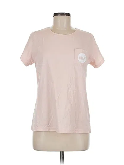 Pre-owned Vineyard Vines Short Sleeve T-shirt In Pink