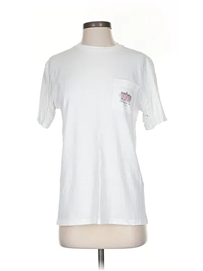 Pre-owned Vineyard Vines Short Sleeve T-shirt In White