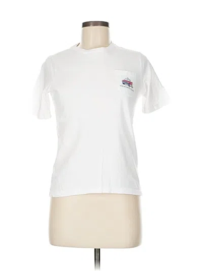 Pre-owned Vineyard Vines Short Sleeve T-shirt In White