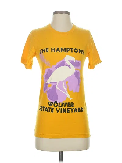 Pre-owned Vineyard Vines Short Sleeve T-shirt In Yellow