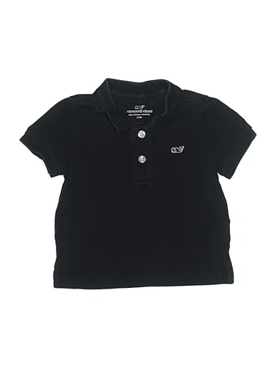 Pre-owned Vineyard Vines Kids' Short Sleeve Top Black Tops