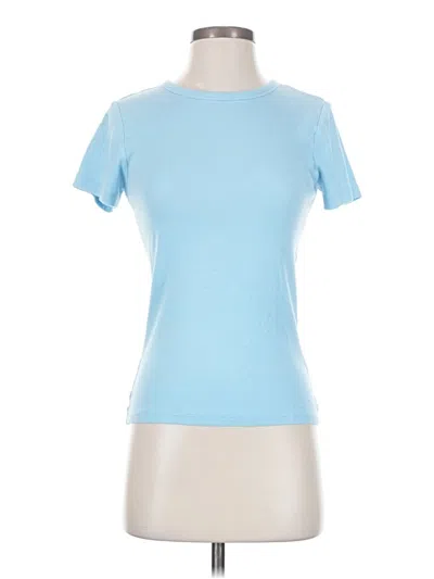 Pre-owned Vineyard Vines Short Sleeve Top Blue Crew Neck Tops