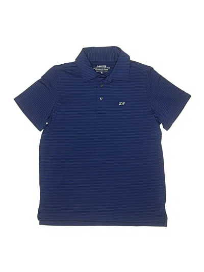 Pre-owned Vineyard Vines Kids' Short Sleeve Top Blue Tops