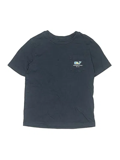 Pre-owned Vineyard Vines Kids' Short Sleeve Top Blue Tops