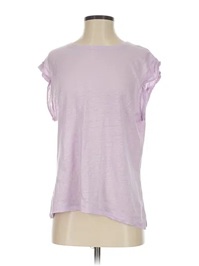 Pre-owned Vineyard Vines Short Sleeve Top Purple Boatneck Tops