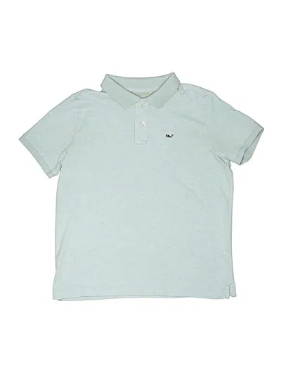 Pre-owned Vineyard Vines Kids' Short Sleeve Top Teal Tops