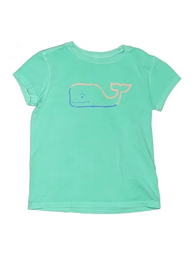 Pre-owned Vineyard Vines Kids' Short Sleeve T-shirt In Blue