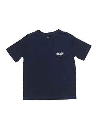 Pre-owned Vineyard Vines Kids' Short Sleeve T-shirt In Blue