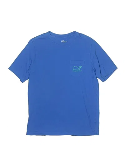Pre-owned Vineyard Vines Kids' Short Sleeve T-shirt In Blue