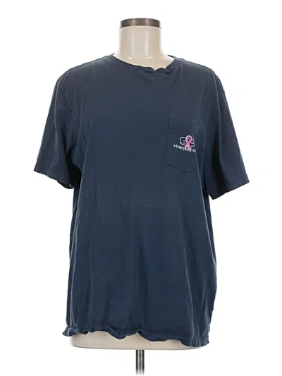 Pre-owned Vineyard Vines Short Sleeve T-shirt In Blue