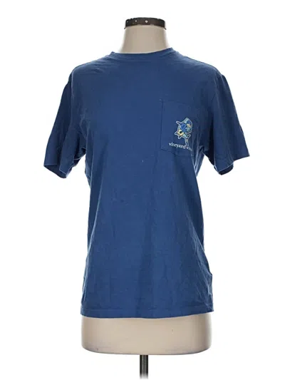 Pre-owned Vineyard Vines Short Sleeve T-shirt In Blue
