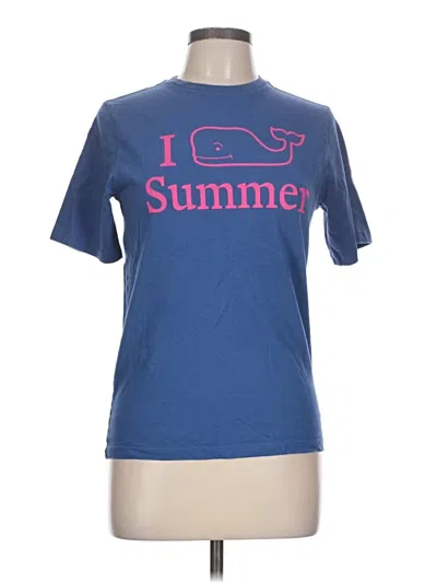 Pre-owned Vineyard Vines Short Sleeve T-shirt In Blue