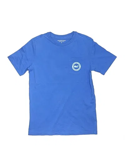 Pre-owned Vineyard Vines Kids' Short Sleeve T-shirt In Blue