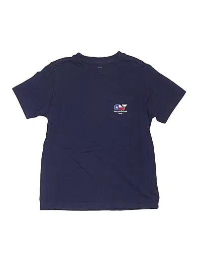 Pre-owned Vineyard Vines Kids' Short Sleeve T-shirt In Blue