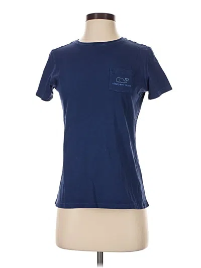 Pre-owned Vineyard Vines Short Sleeve T-shirt In Blue