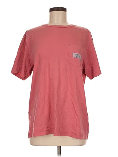 Pre-owned Vineyard Vines Short Sleeve T-shirt In Burgundy
