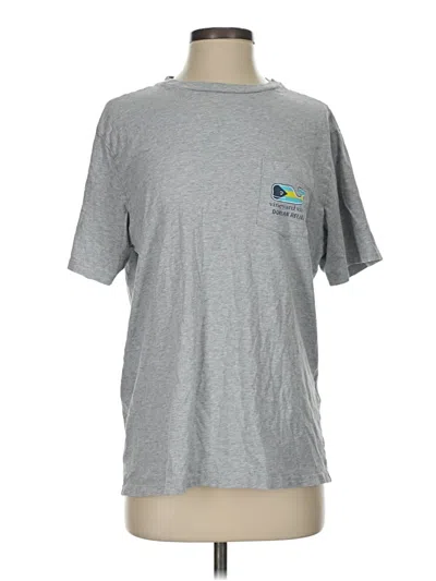 Pre-owned Vineyard Vines Short Sleeve T-shirt In Gray