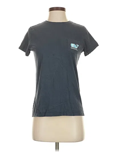 Pre-owned Vineyard Vines Short Sleeve T-shirt In Gray