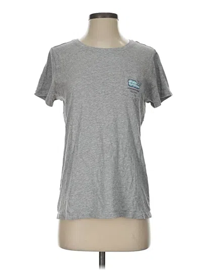 Pre-owned Vineyard Vines Short Sleeve T-shirt In Gray