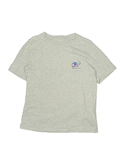 Pre-owned Vineyard Vines Kids' Short Sleeve T-shirt In Gray