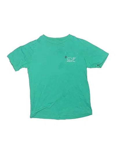 Pre-owned Vineyard Vines Kids' Short Sleeve T-shirt In Green