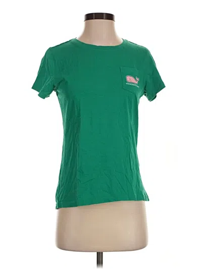 Pre-owned Vineyard Vines Short Sleeve T-shirt In Green