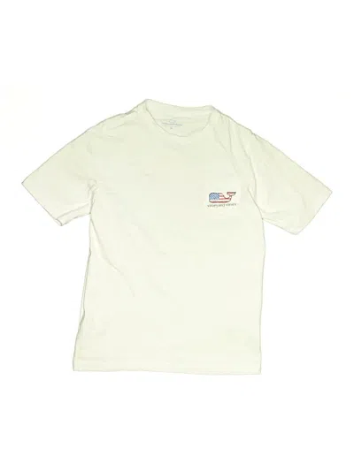 Pre-owned Vineyard Vines Kids' Short Sleeve T-shirt In Ivory