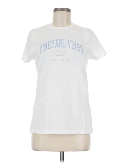 Pre-owned Vineyard Vines Short Sleeve T-shirt In Ivory