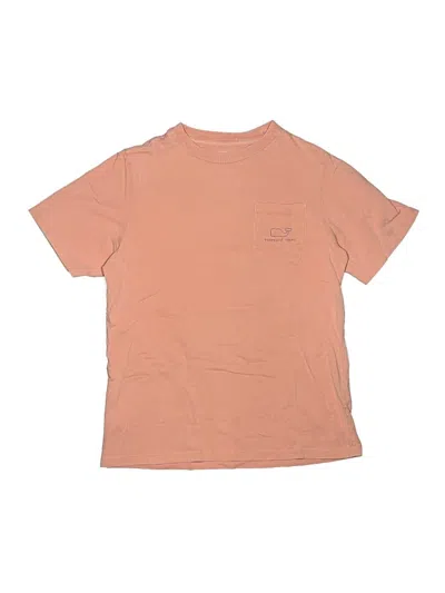 Pre-owned Vineyard Vines Kids' Short Sleeve T-shirt In Orange