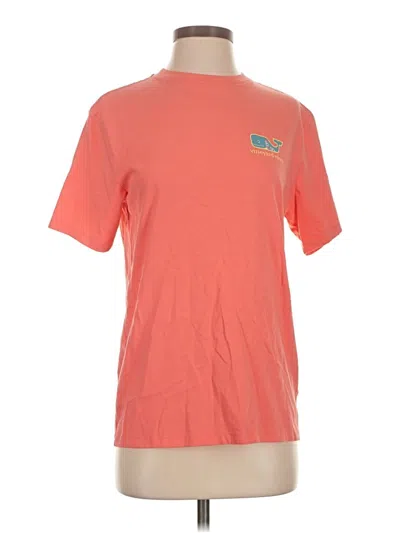 Pre-owned Vineyard Vines Short Sleeve T-shirt In Orange