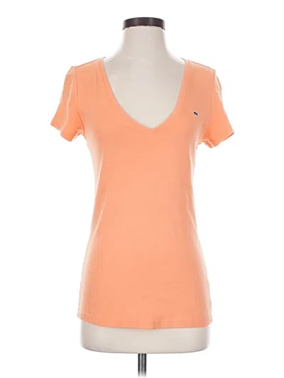 Pre-owned Vineyard Vines Short Sleeve T-shirt In Orange