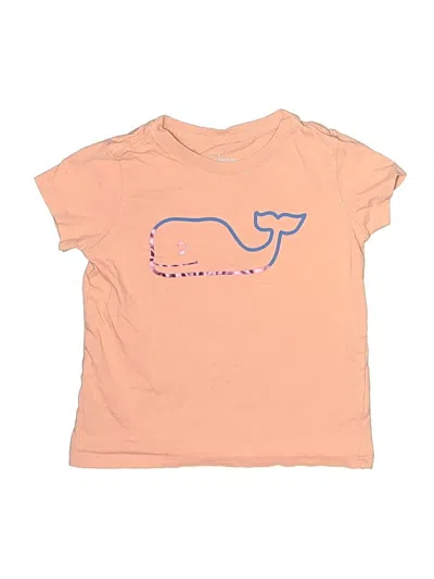 Pre-owned Vineyard Vines Kids' Short Sleeve T-shirt In Orange