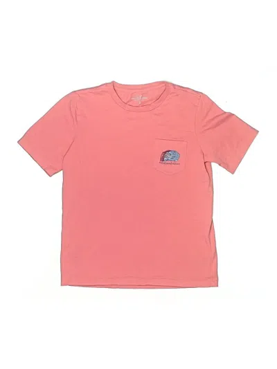 Pre-owned Vineyard Vines Kids' Short Sleeve T-shirt In Pink