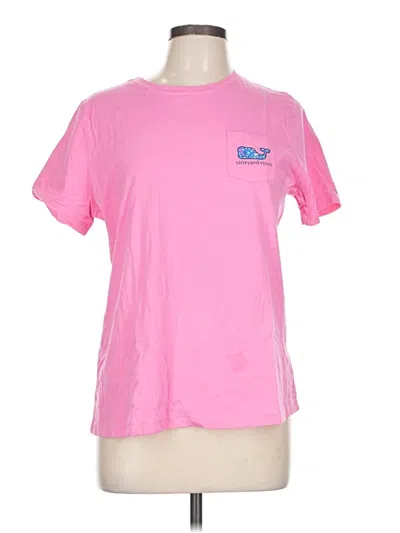 Pre-owned Vineyard Vines Short Sleeve T-shirt In Pink