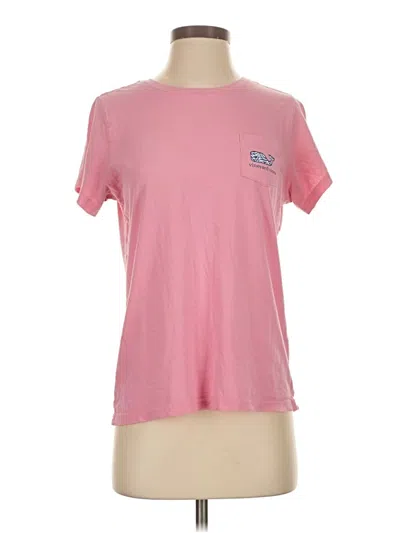 Pre-owned Vineyard Vines Short Sleeve T-shirt In Pink
