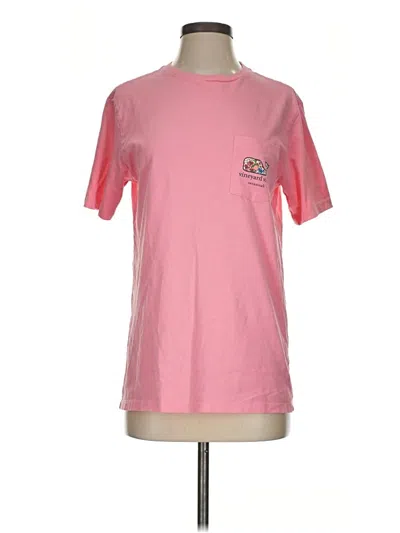 Pre-owned Vineyard Vines Short Sleeve T-shirt In Pink