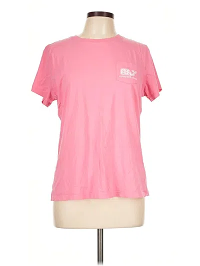 Pre-owned Vineyard Vines Short Sleeve T-shirt In Pink