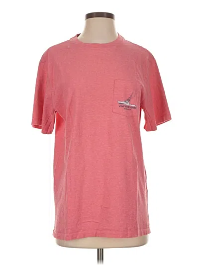 Pre-owned Vineyard Vines Short Sleeve T-shirt In Pink