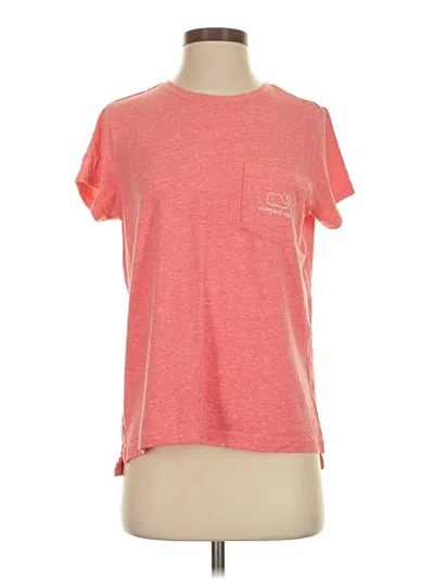 Pre-owned Vineyard Vines Short Sleeve T-shirt In Pink