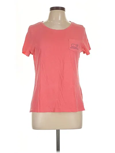 Pre-owned Vineyard Vines Short Sleeve T-shirt In Pink