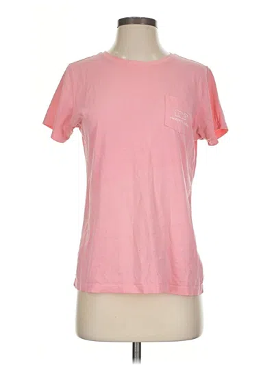Pre-owned Vineyard Vines Short Sleeve T-shirt In Pink